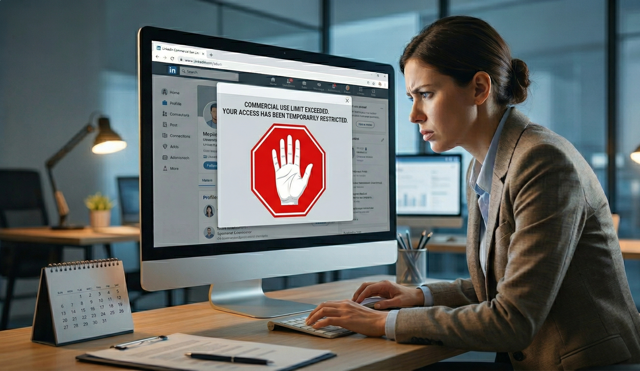 LinkedIn Commercial Use Limit